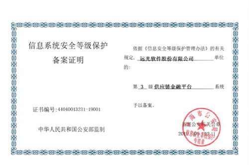 遠光軟件率先通過網絡安全等級保護2.0備案，以技術實力共建網絡信息安全新防線